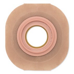 Ostomy Barrier New Image™ FlexTend™ Precut, Extended Wear Without Tape 57 mm Flange Red Code System 1-1/2 Inch Opening