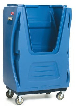 Bulk Security Linen Truck MetroTrux™ Without Shelves 600 lbs. Weight Capacity Polymer 4 Swivel Casters
