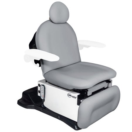 Podiatry Procedure Chair Power 5016 18-1/2 to 37 Inch Seat Height Powder Coated Steel Frame True Graphite
