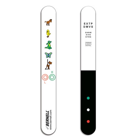 Fixation Stick Bernell With Red/Green Anti-Suppression Check For Vision Therapy