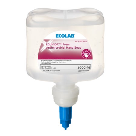 Antimicrobial Soap Equi-Soft™ Foaming 1,200 mL Dispenser Refill Bottle Mild Scent