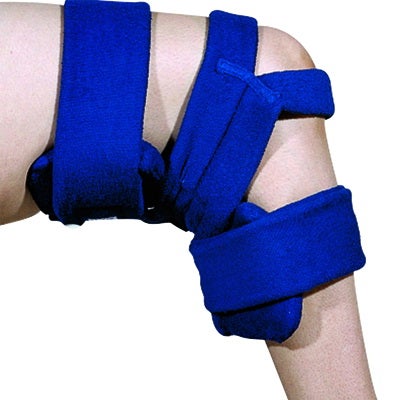 Knee Orthosis ComfySplints™ Goniometer Medium Hook and Loop Strap Closure 19 to 23 Inch Below Thigh / 16 to 20 Inch Below Calf 14 Inch Length Left or Right Knee