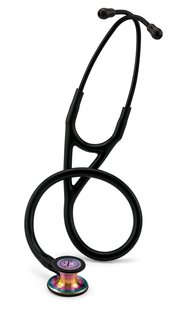 Cardiology Stethoscope 3M™ Littmann® Cardiology IV™ Black 1-Tube 27 Inch Tube Convertible Chestpiece