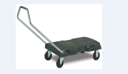 Triple Trolley Dolly Rubbermaid® 2 Fixed / 2 Swivel Casters 500 lbs. Weight Capacity With Handle Plastic / Foam