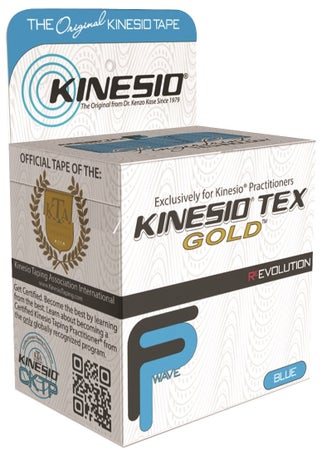 Kinesiology Tape Kinesio® Tex Gold™ FP Blue 2 Inch X 5-1/2 Yard Cotton NonSterile