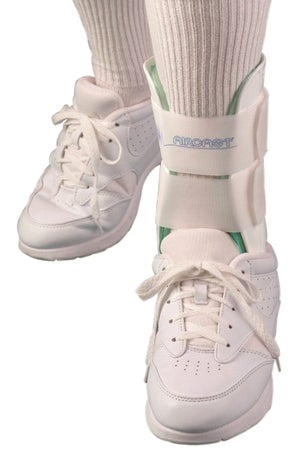 Ankle Support Air-Stirrup® Large Hook and Loop Strap Closure Left Ankle