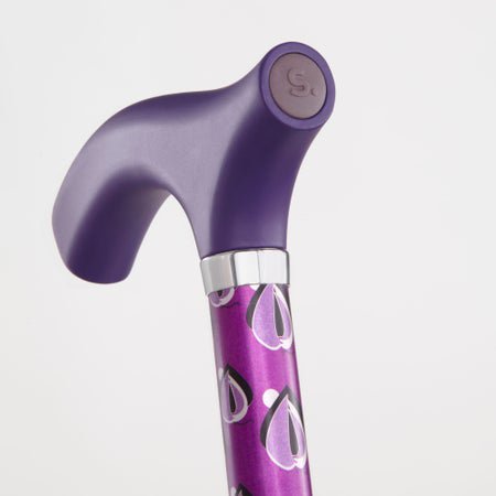 Folding Cane Switch Sticks® Aluminum 32 to 37 Inch Height Viking Print