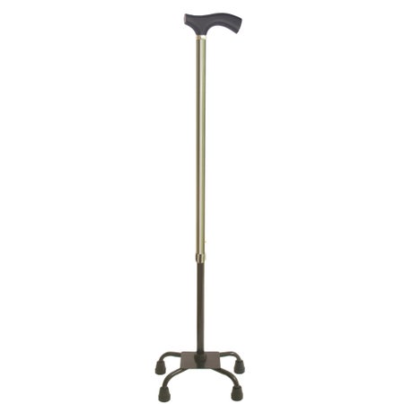 Large Base Quad Cane Switch Sticks® Aluminum 27 to 36 Inch Height Huntington Print