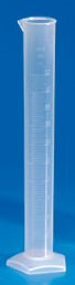 Graduated Cylinder Pentagonal Base Polypropylene 100 mL