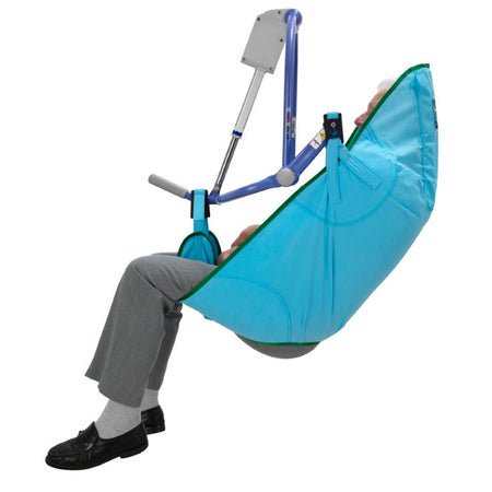 Patient Sling 4 Point Cradle With Head Support Clip Attachment X-Large 600 lbs. Weight Capacity