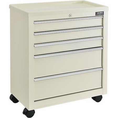 Bedside Cart Global™ Steel Frame 13-1/4 X 24-1/2 X 29 Inch Beige 2-1/4 X 10-7/8 X 20-1/16 , 5-11/32 X 10-7/8 X 20-1/16 Drawer