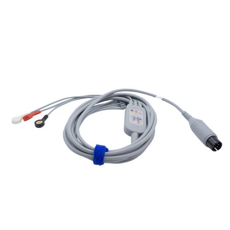 ECG Cable Snap (AHA) Defibrillation (Standard), With Leadwires For use with Patient Monitor