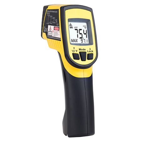 Infrared Thermometer Traceable® Fahrenheit / Celsius -76° to 1022°F (-60° to 550°C) Type K Beaded Probe Handheld Battery Operated