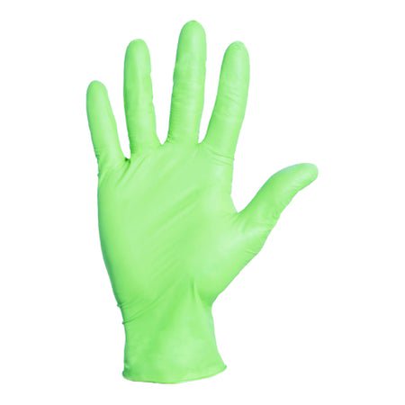 Exam Glove FLEXAPRENE* GREEN Small NonSterile Chloroprene Standard Cuff Length Textured Fingertips Green Not Rated