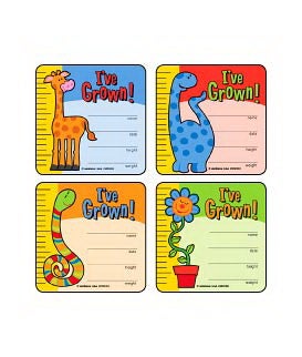 Sticker Kids Love Stickers® 90 per Pack I've Grown - Cute Animals Assorted Medical 2-1/2 X 2-1/2 Inch