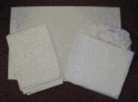Bed Sheet Fitted 36 W X 80 L Inch White 55% Cotton / 45% Polyester Reusable