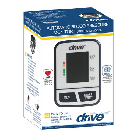 Home Automatic Digital Blood Pressure Monitor Drive™ Medium Cuff Nylon Cuff 22 - 36 cm Desk Model
