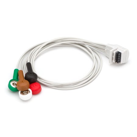Diagnostic Patient Cable 5 Wire, 3-Leads For Patient Monitor