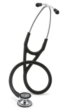 Cardiology Stethoscope 3M™ Littmann® Cardiology IV™ Black 1-Tube 22 Inch Tube Convertible Chestpiece