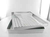 Instrument Tray Pro-Tec™ Micro Metal 1-1/2 X 7 X 11 Inch