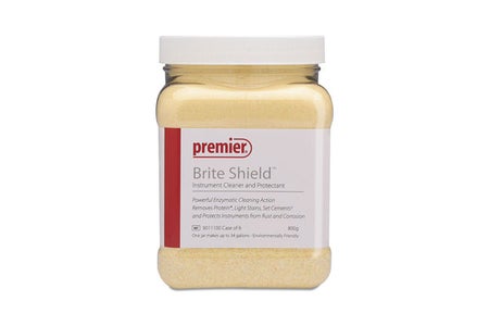 Enzymatic Instrument Detergent Brite Shield™ Powder 800 Gram Jar Unscented
