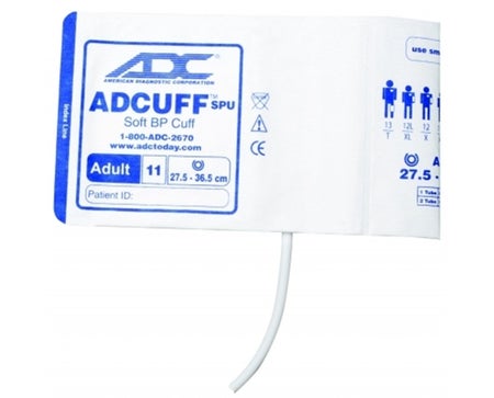 Single Patient Use Blood Pressure Cuff Adcuff™ 27.5 to 36.5 cm Arm Cloth Fabric Cuff Adult Cuff