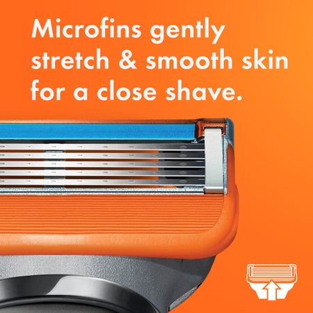 Personal Razor with Lubricating Strip Gillette® Fusion5 Double Edge 5 Blade NonSterile Reusable