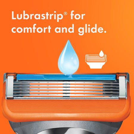 Personal Razor with Lubricating Strip Gillette® Fusion5 Double Edge 5 Blade NonSterile Reusable