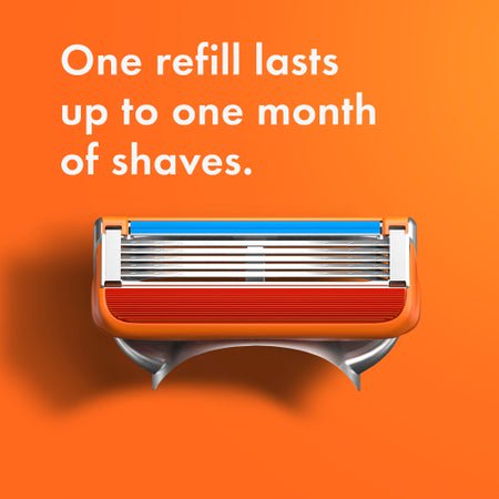 Personal Razor with Lubricating Strip Gillette® Fusion5 Double Edge 5 Blade NonSterile Reusable