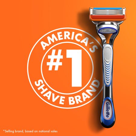 Personal Razor with Lubricating Strip Gillette® Fusion5 Double Edge 5 Blade NonSterile Reusable