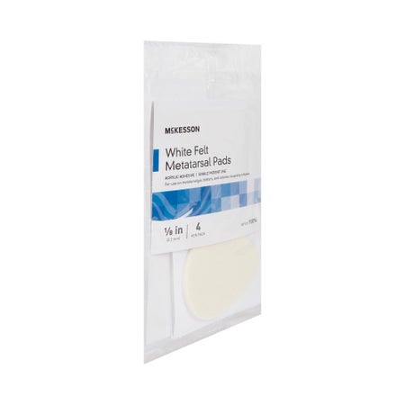 Metatarsal Cushion McKesson Pedi-Pad Size 106-L Adhesive Backing Foot