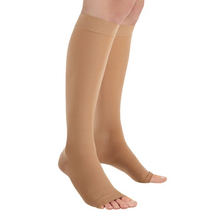 Compression Stocking 3M™ Futuro™ Knee High Medium Beige Open Toe