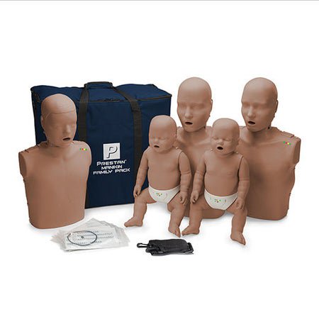 CPR Mannequin Family Pack with Monitors Prestan® Gender Neutral Adult / Child / Infant