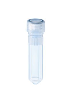 Sarstedt Tube Closure Polypropylene Screw Cap Clear 44 mm, 10.8 mm Diameter Sterile