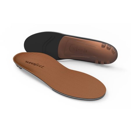 Insole Superfeet® Copper DMP Full Length Foam Junior 2.5 to 4 / Women 4.5 to 6 Black / Tan
