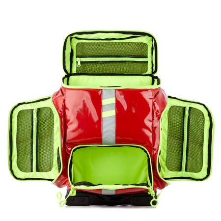 EMS Backpack G3 Clinician Red Urethane-Coated Tarpaulin 7 X 17 X 20 Inch