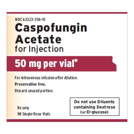 Caspofungin Acetate 50 mg Injection 50 Gram