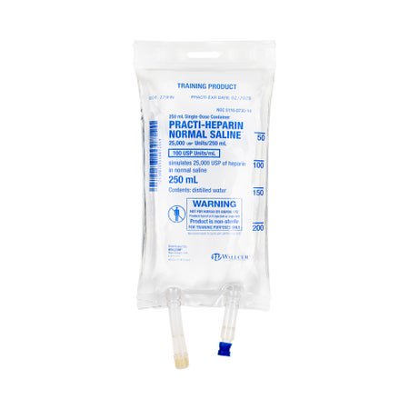 Clinical Training Medication Practi-Heparin Normal Saline™ Liquid I.V. Bag 250 mL