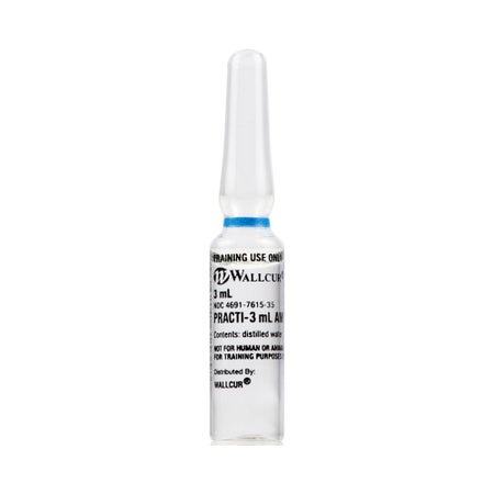 Clinical Training Medication Practi-3 mL Amp™ Liquid Ampule 3 mL