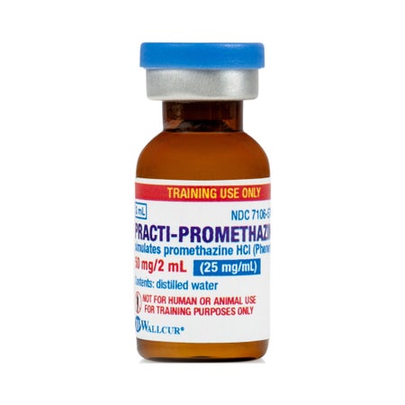 Clinical Training Medication Practi-Promethazine™ Liquid Tint Vial 2 ml