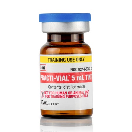 Clinical Training Medication Practi-5 mL Tint Vial™ Liquid Vial 5 mL