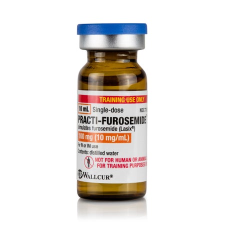 Clinical Training Medication Practi-Furosemide™ Liquid Tint Vial 10 mL