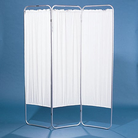 Privacy Screen Folding 3-Panel Aluminum / Vinyl