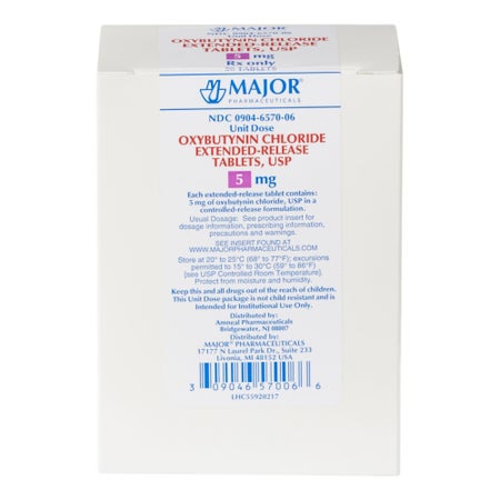 Oxybutynin Chloride 5 mg Tablet 50 Tablets