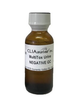 Drugs of Abuse Urinalysis Control MultiTox Multiple Analytes Negative Level 25 mL