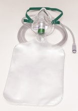 NonRebreather Oxygen Mask Salter Labs® Elongated Style Pediatric Adjustable Head Strap