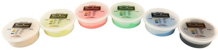 Therapy Putty Set CanDo® TheraPutty® 2X-Soft / X-Soft / Soft / Medium / Firm / X-Firm 6 X 6 oz.