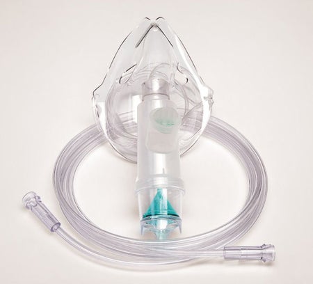 Salter Labs® 8900 Series Handheld Nebulizer Kit Small Volume Medication Cup Adult / Pediatric Aerosol Mask Delivery