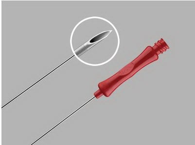 Aspiration Needle 17 Gauge 35 cm Length Echogenic - McKesson