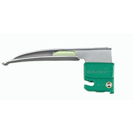 Laryngoscope Blade Curaplex® Robertshaw Type Fiberoptic Light Newborn Sterile